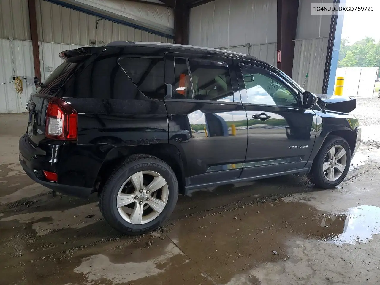 2016 Jeep Compass Latitude VIN: 1C4NJDEBXGD759729 Lot: 59734426
