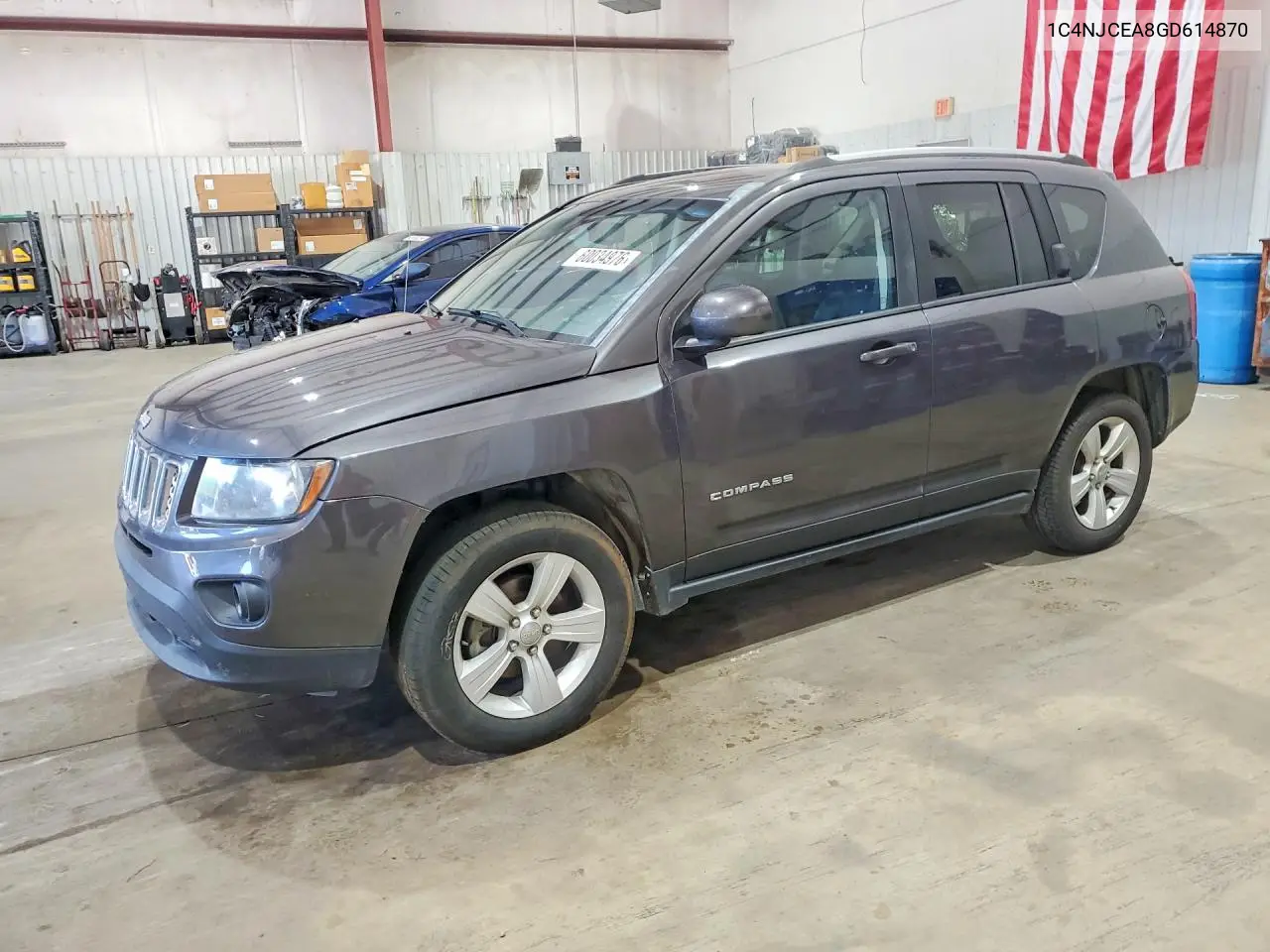 2016 Jeep Compass Latitude VIN: 1C4NJCEA8GD614870 Lot: 60034976