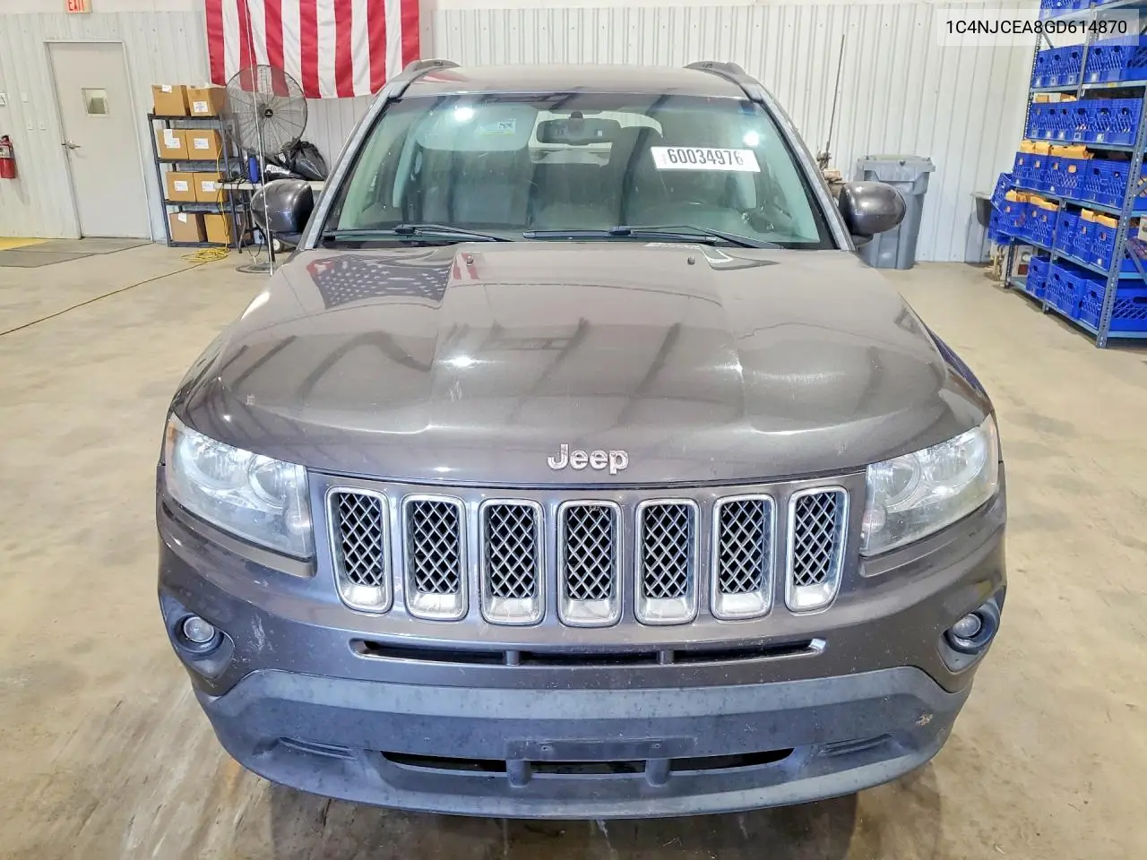 2016 Jeep Compass Latitude VIN: 1C4NJCEA8GD614870 Lot: 60034976