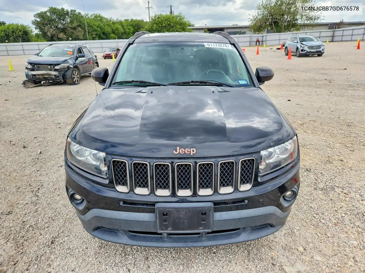 2016 Jeep Compass Sport VIN: 1C4NJCBB7GD676578 Lot: 61173276