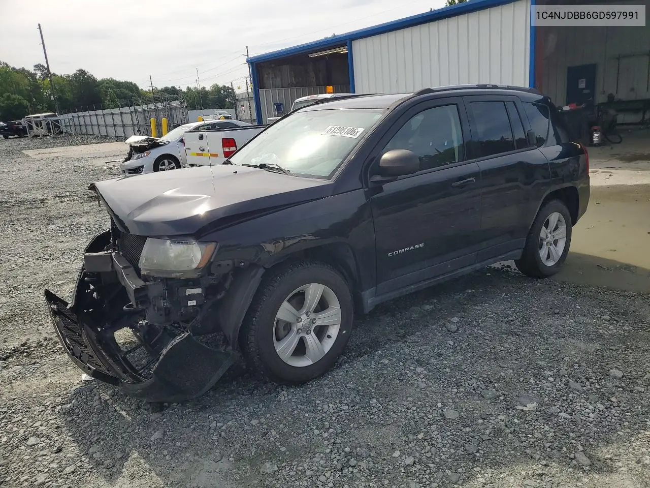 2016 Jeep Compass Sport VIN: 1C4NJDBB6GD597991 Lot: 61295106