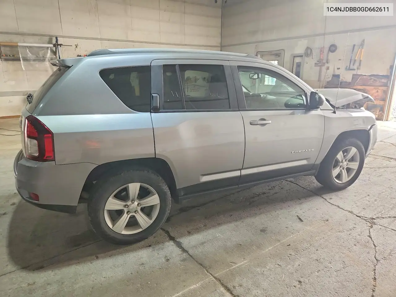 2016 Jeep Compass Sport VIN: 1C4NJDBB0GD662611 Lot: 61320526