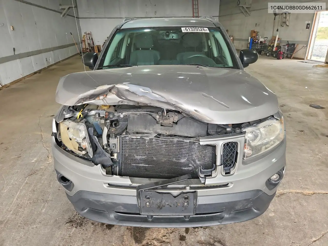 2016 Jeep Compass Sport VIN: 1C4NJDBB0GD662611 Lot: 61320526