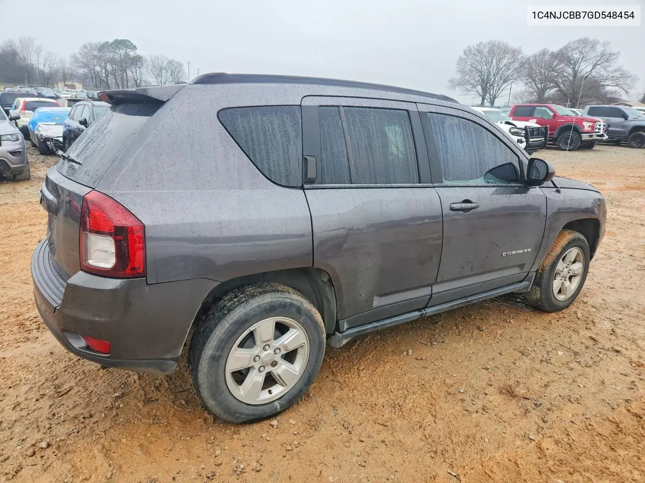 2016 Jeep Compass Sport VIN: 1C4NJCBB7GD548454 Lot: 75993725