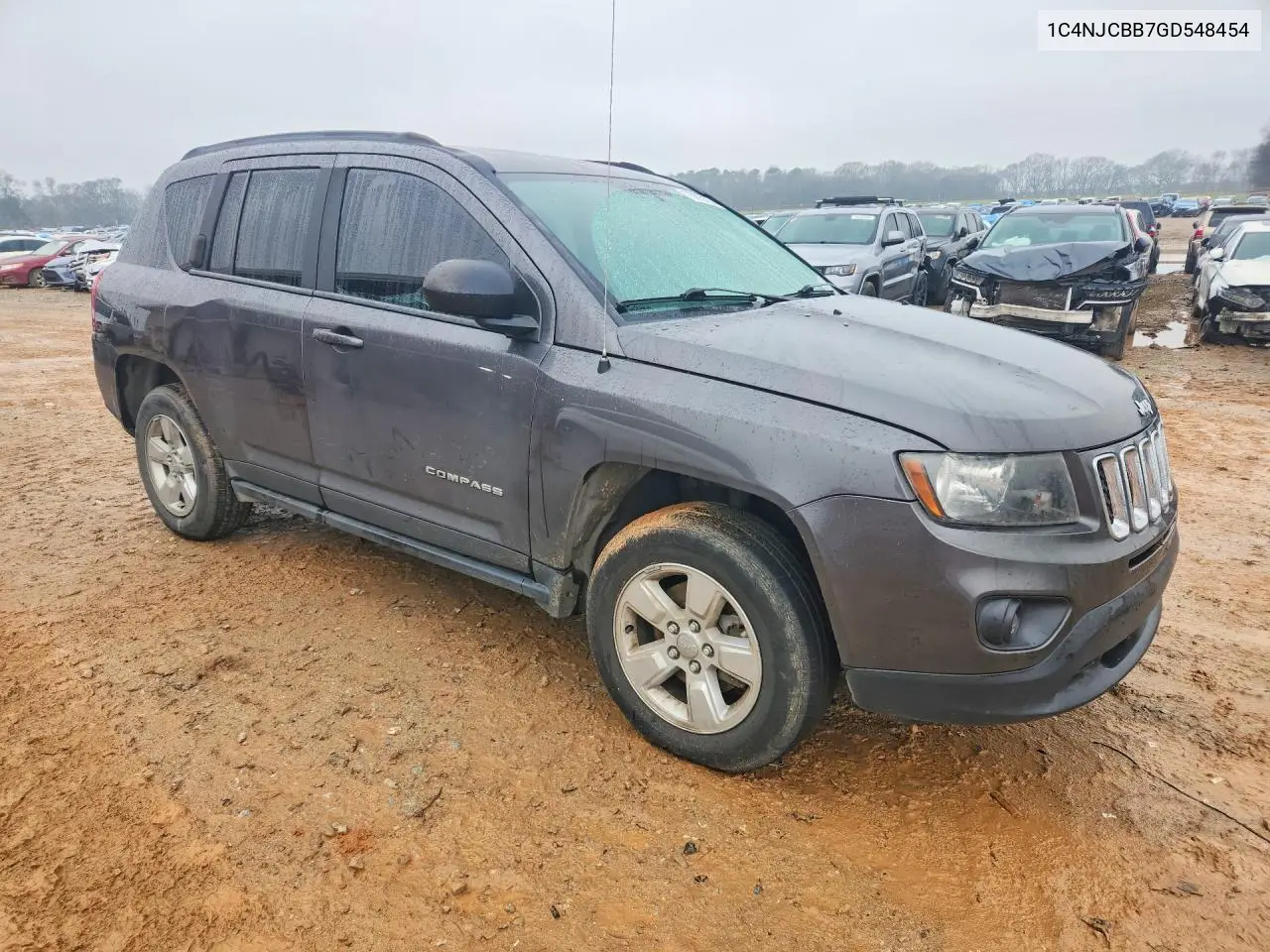2016 Jeep Compass Sport VIN: 1C4NJCBB7GD548454 Lot: 75993725