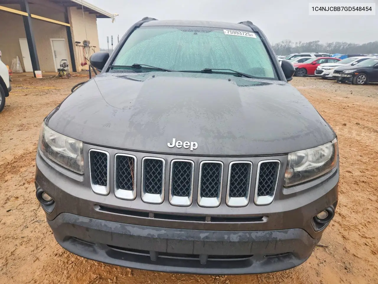 2016 Jeep Compass Sport VIN: 1C4NJCBB7GD548454 Lot: 75993725