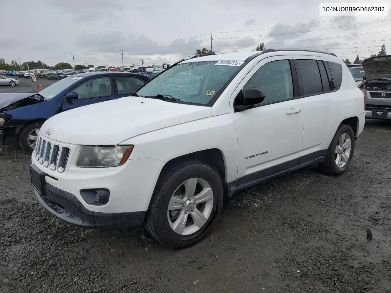 1C4NJDBB9GD662302 2016 Jeep Compass Sport