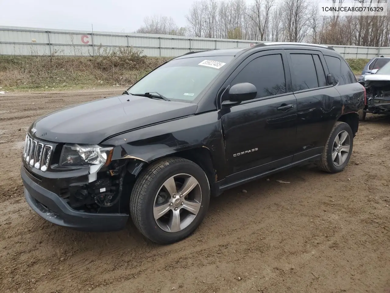 1C4NJCEA8GD716329 2016 Jeep Compass Latitude