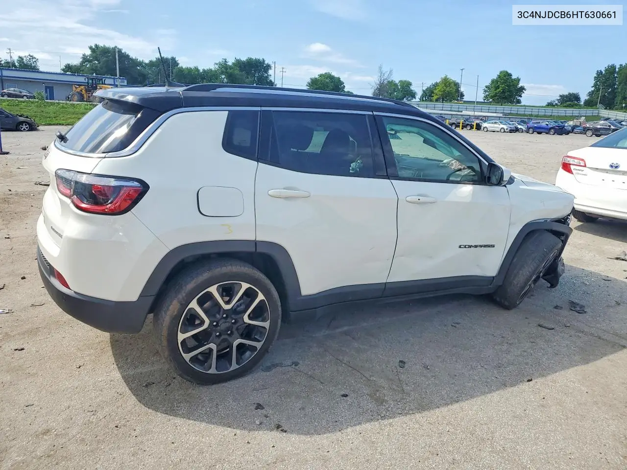 2017 Jeep Compass Limited VIN: 3C4NJDCB6HT630661 Lot: 55572766