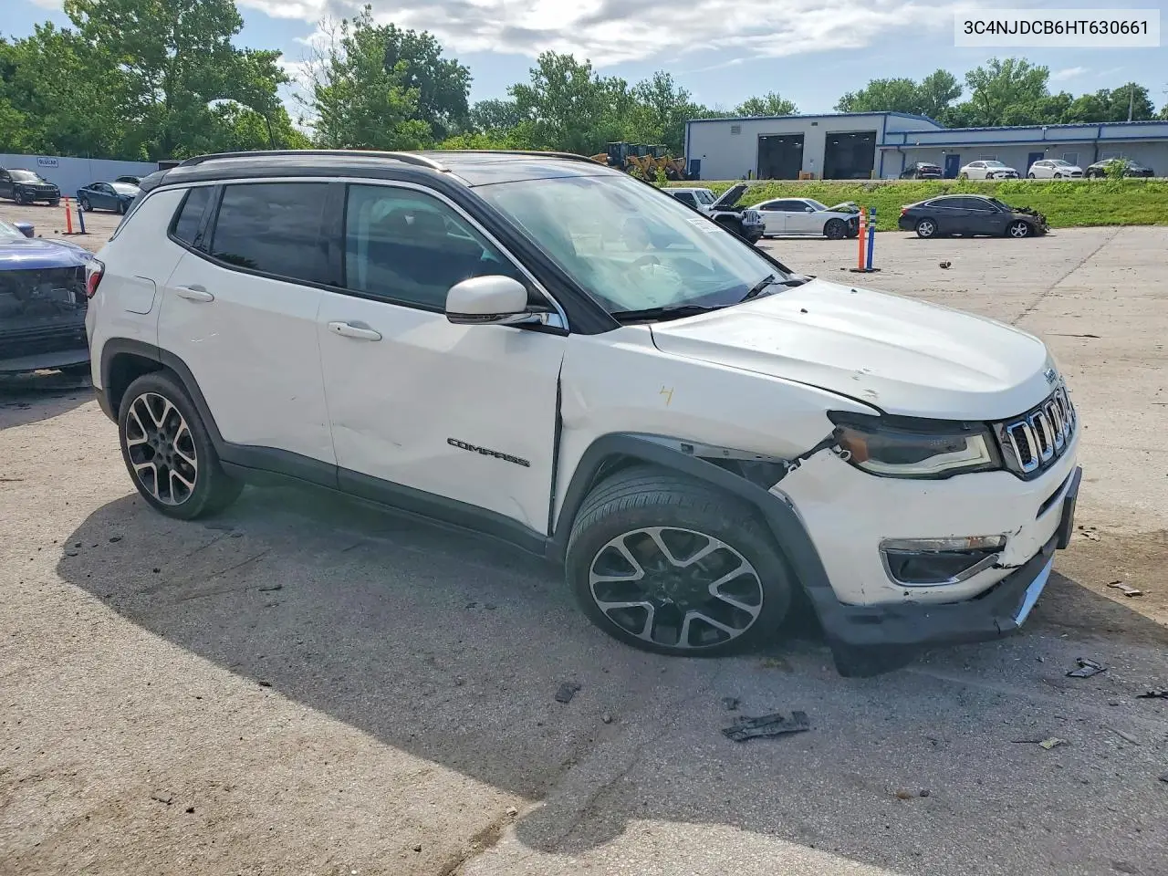2017 Jeep Compass Limited VIN: 3C4NJDCB6HT630661 Lot: 55572766