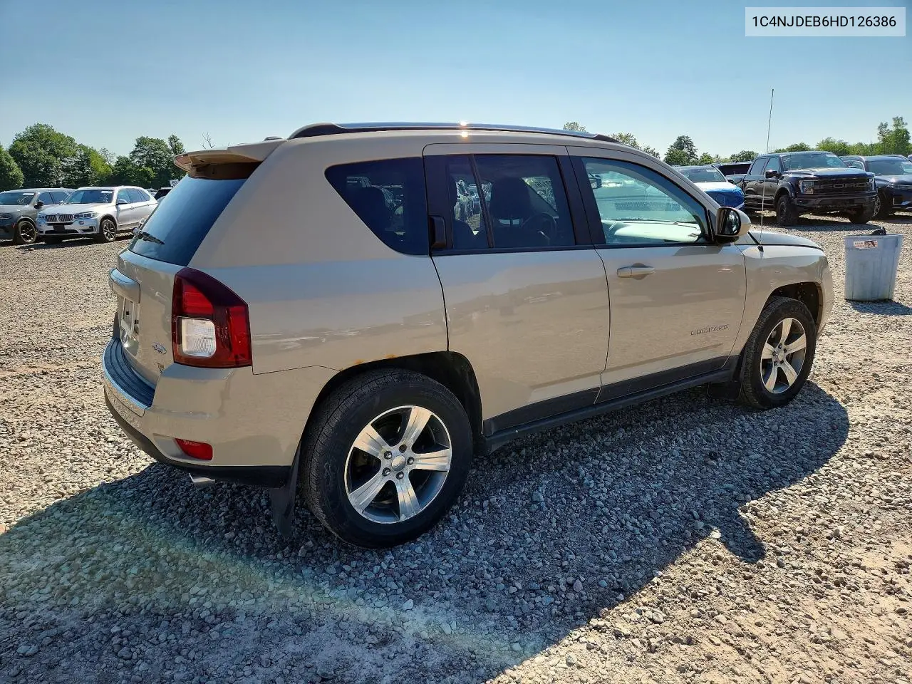 2017 Jeep Compass Latitude VIN: 1C4NJDEB6HD126386 Lot: 58703176