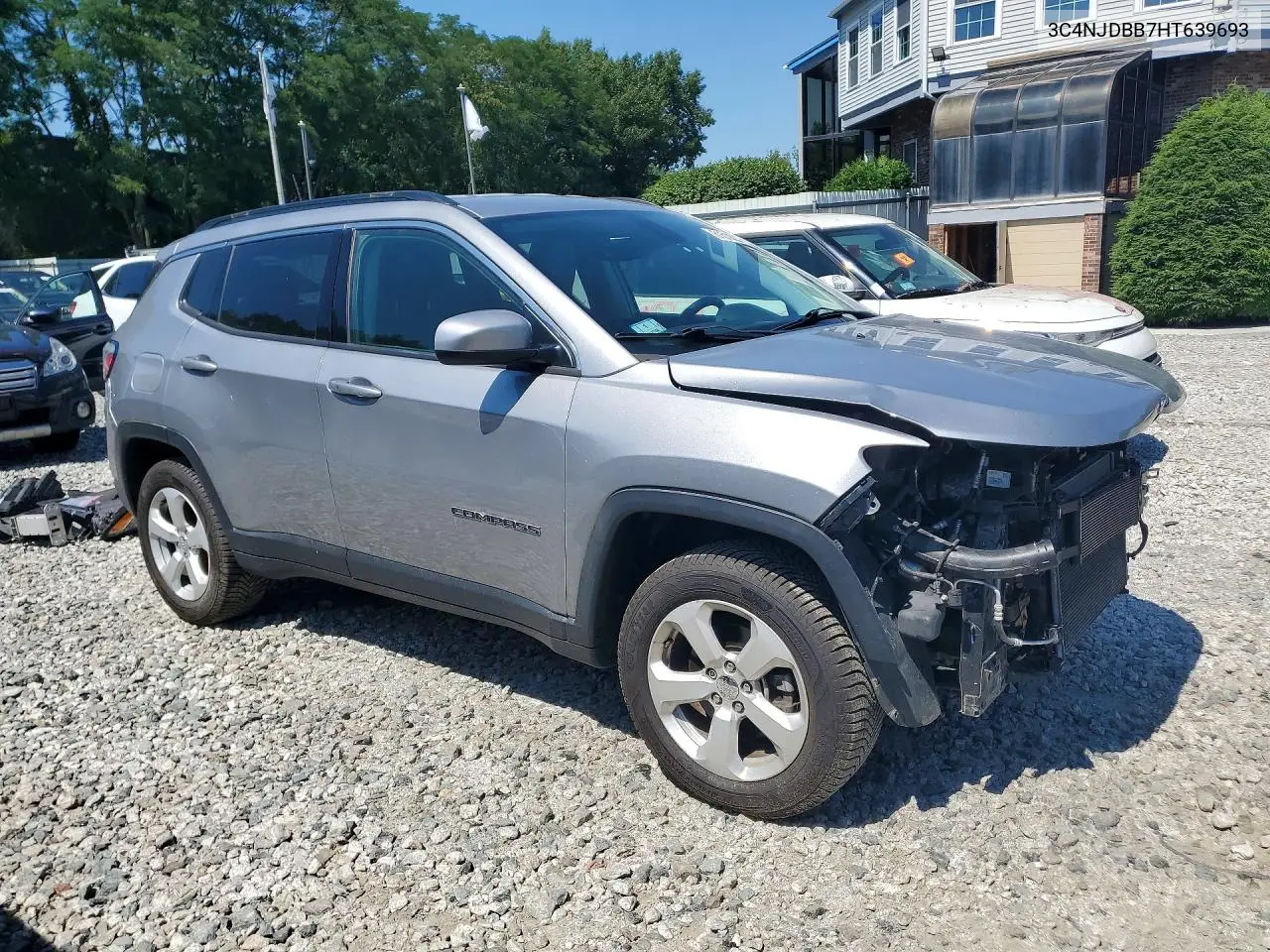 2017 Jeep Compass Latitude VIN: 3C4NJDBB7HT639693 Lot: 61519036