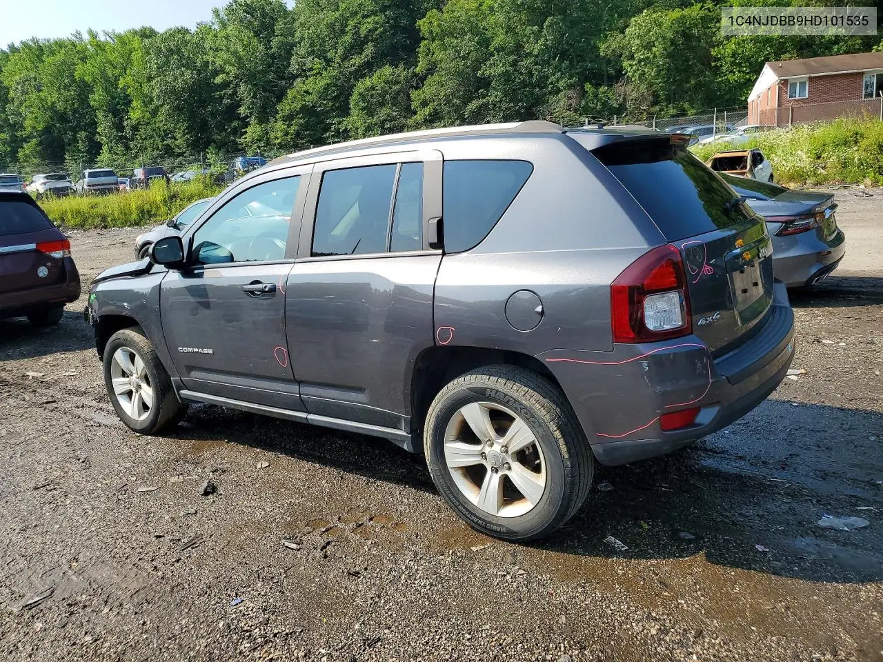 2017 Jeep Compass Sport VIN: 1C4NJDBB9HD101535 Lot: 61778316