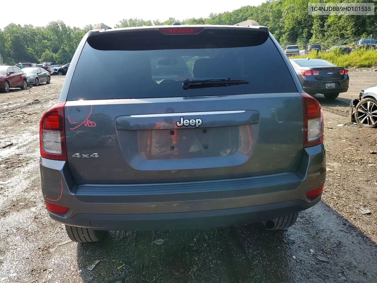 2017 Jeep Compass Sport VIN: 1C4NJDBB9HD101535 Lot: 61778316