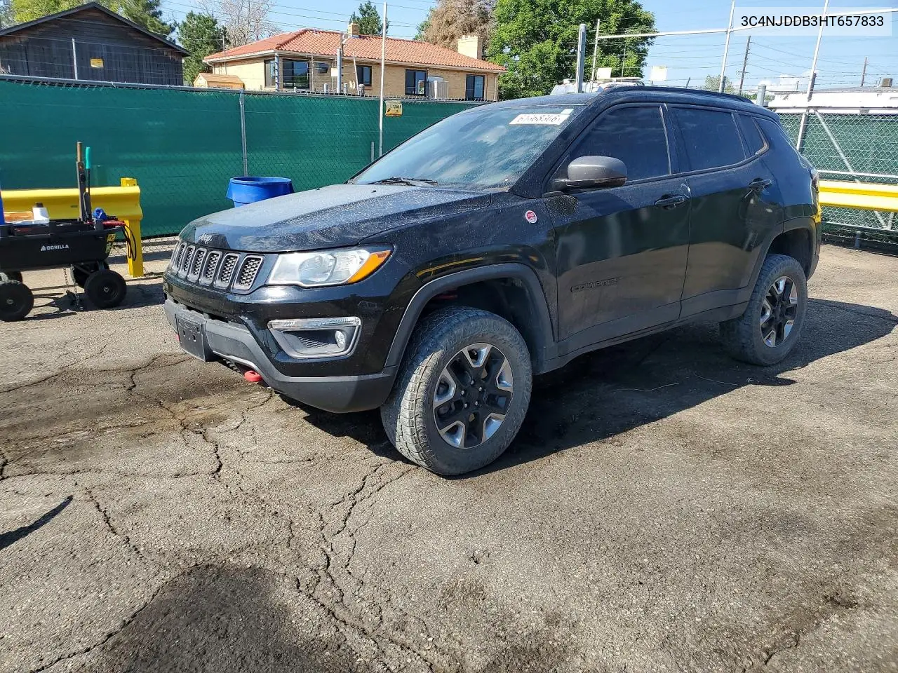 2017 Jeep Compass Trailhawk VIN: 3C4NJDDB3HT657833 Lot: 61868306