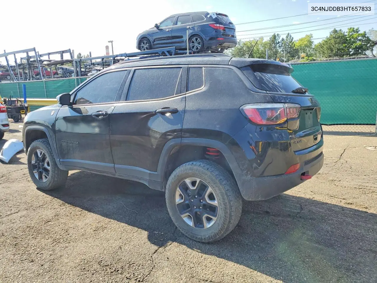2017 Jeep Compass Trailhawk VIN: 3C4NJDDB3HT657833 Lot: 61868306