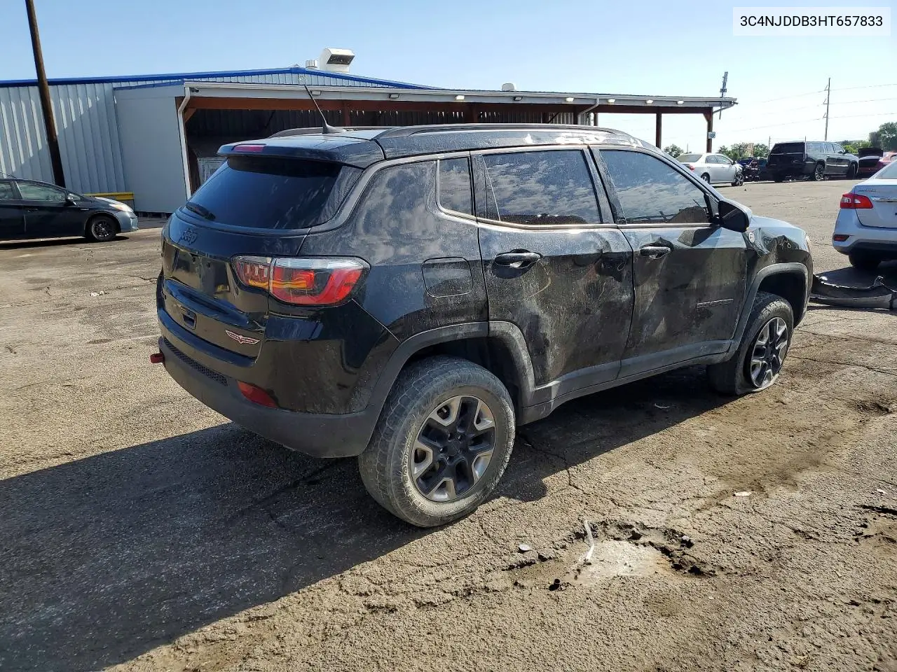 2017 Jeep Compass Trailhawk VIN: 3C4NJDDB3HT657833 Lot: 61868306