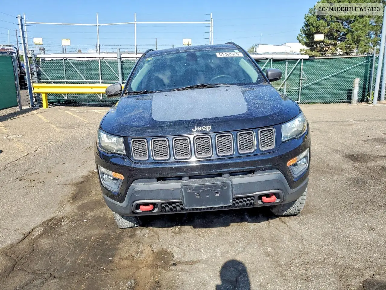 2017 Jeep Compass Trailhawk VIN: 3C4NJDDB3HT657833 Lot: 61868306