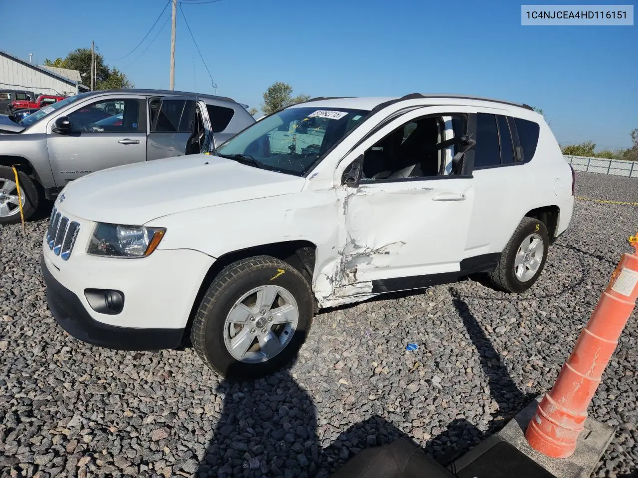 1C4NJCEA4HD116151 2017 Jeep Compass Latitude