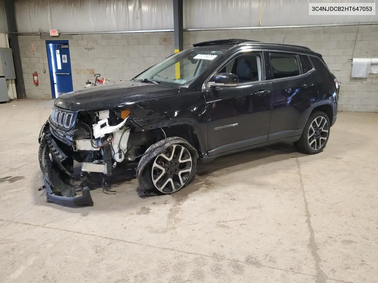 3C4NJDCB2HT647053 2017 Jeep Compass Limited