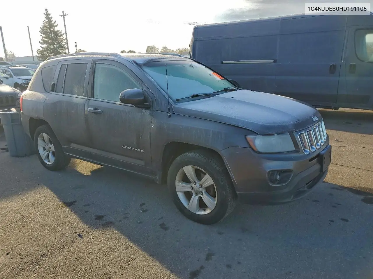 1C4NJDEB0HD191105 2017 Jeep Compass Latitude