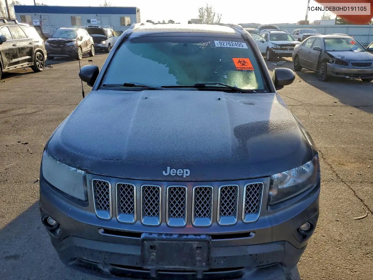 1C4NJDEB0HD191105 2017 Jeep Compass Latitude