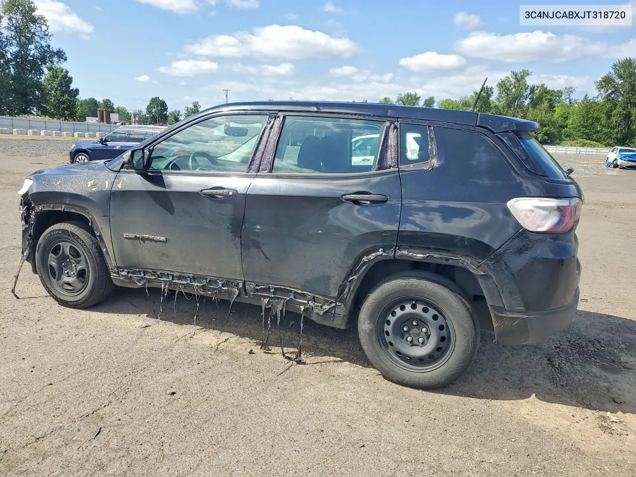 2018 Jeep Compass Sport VIN: 3C4NJCABXJT318720 Lot: 55156556