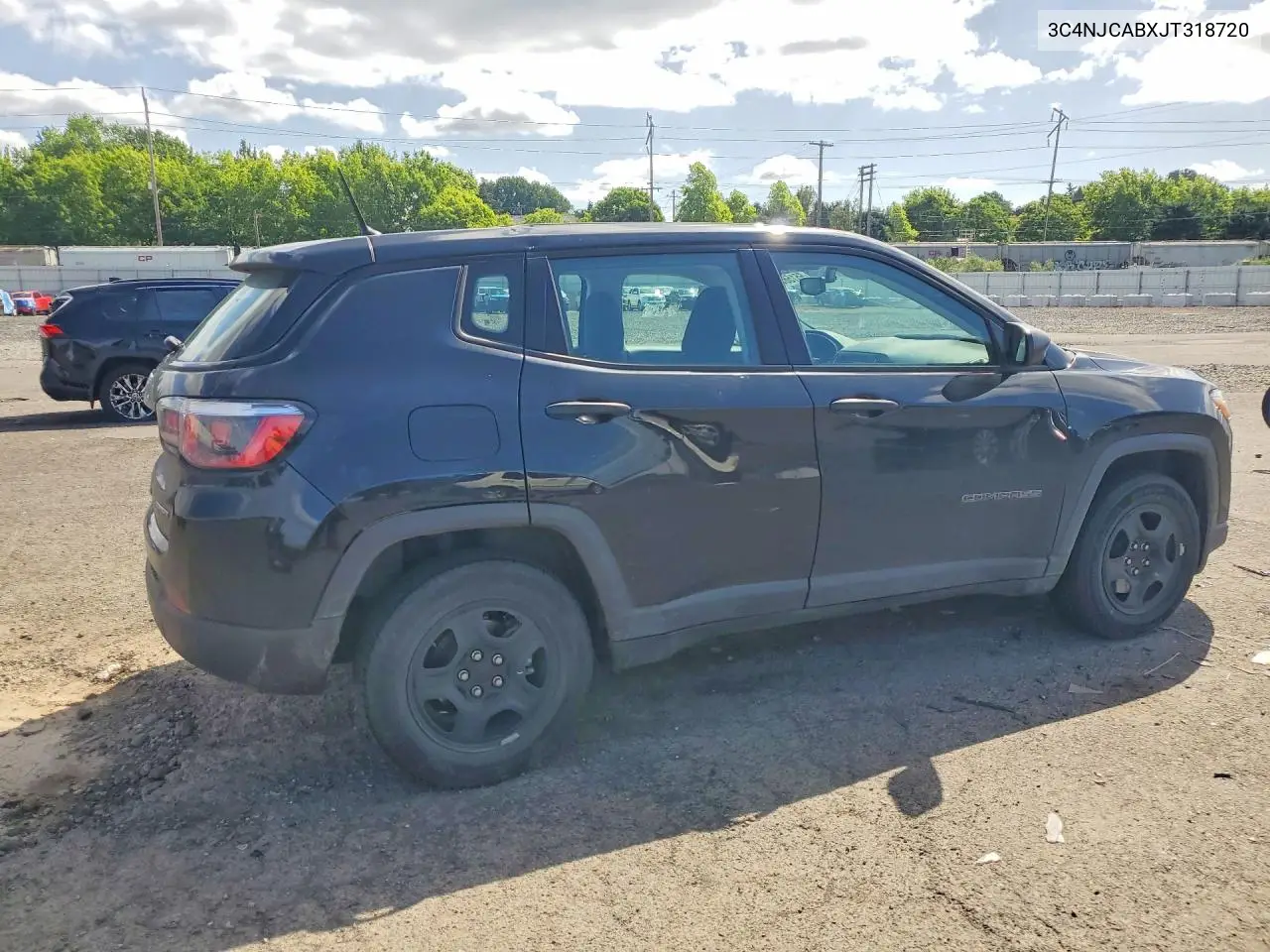 2018 Jeep Compass Sport VIN: 3C4NJCABXJT318720 Lot: 55156556