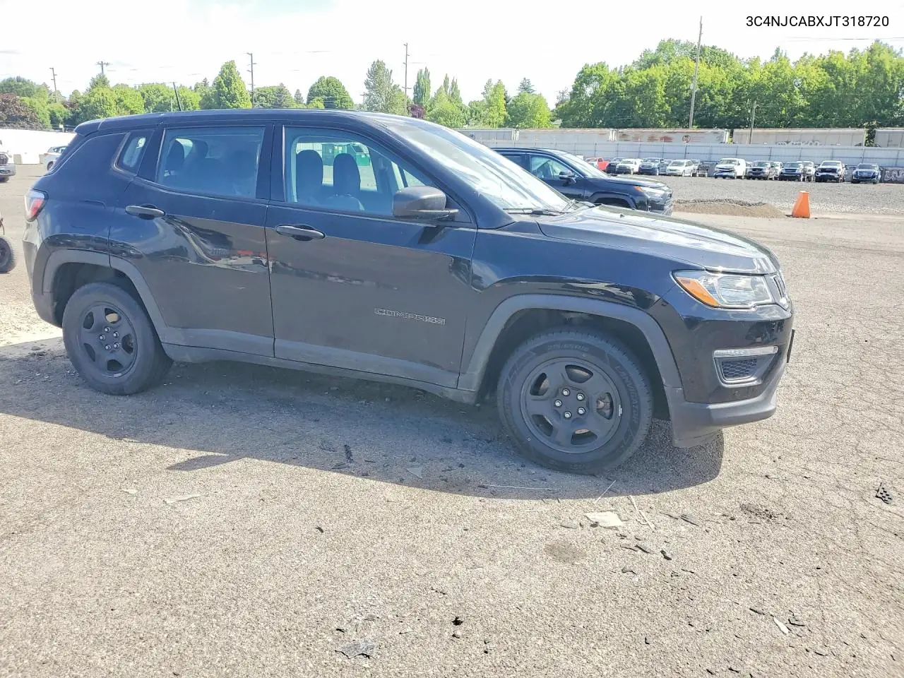 2018 Jeep Compass Sport VIN: 3C4NJCABXJT318720 Lot: 55156556