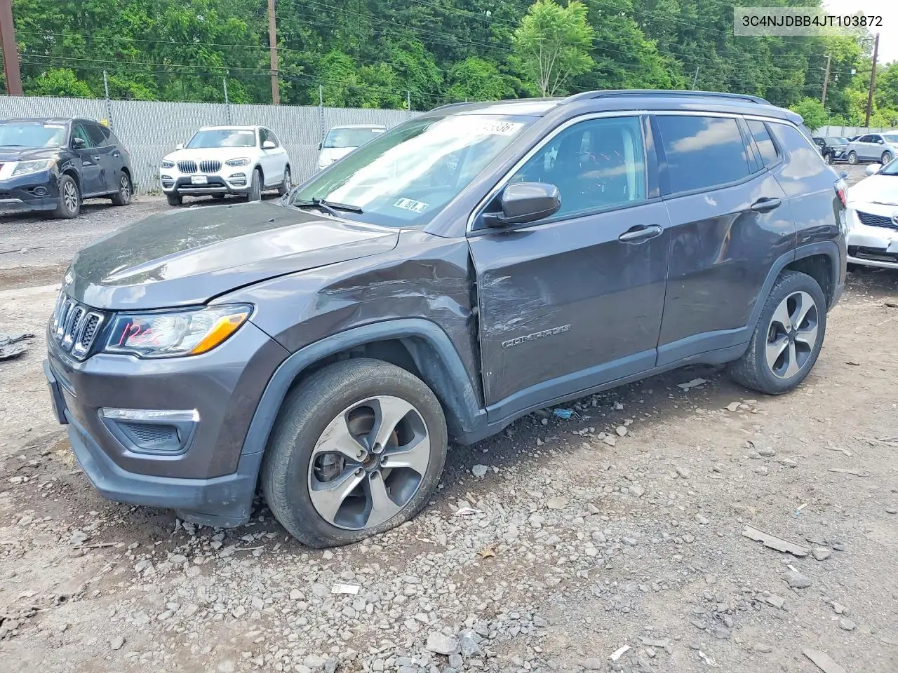 2018 Jeep Compass Latitude VIN: 3C4NJDBB4JT103872 Lot: 57045336