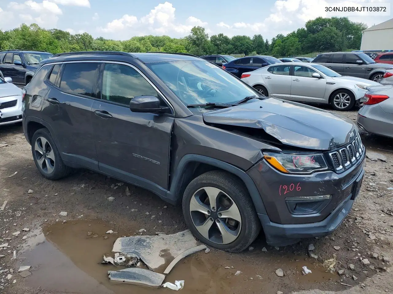 2018 Jeep Compass Latitude VIN: 3C4NJDBB4JT103872 Lot: 57045336