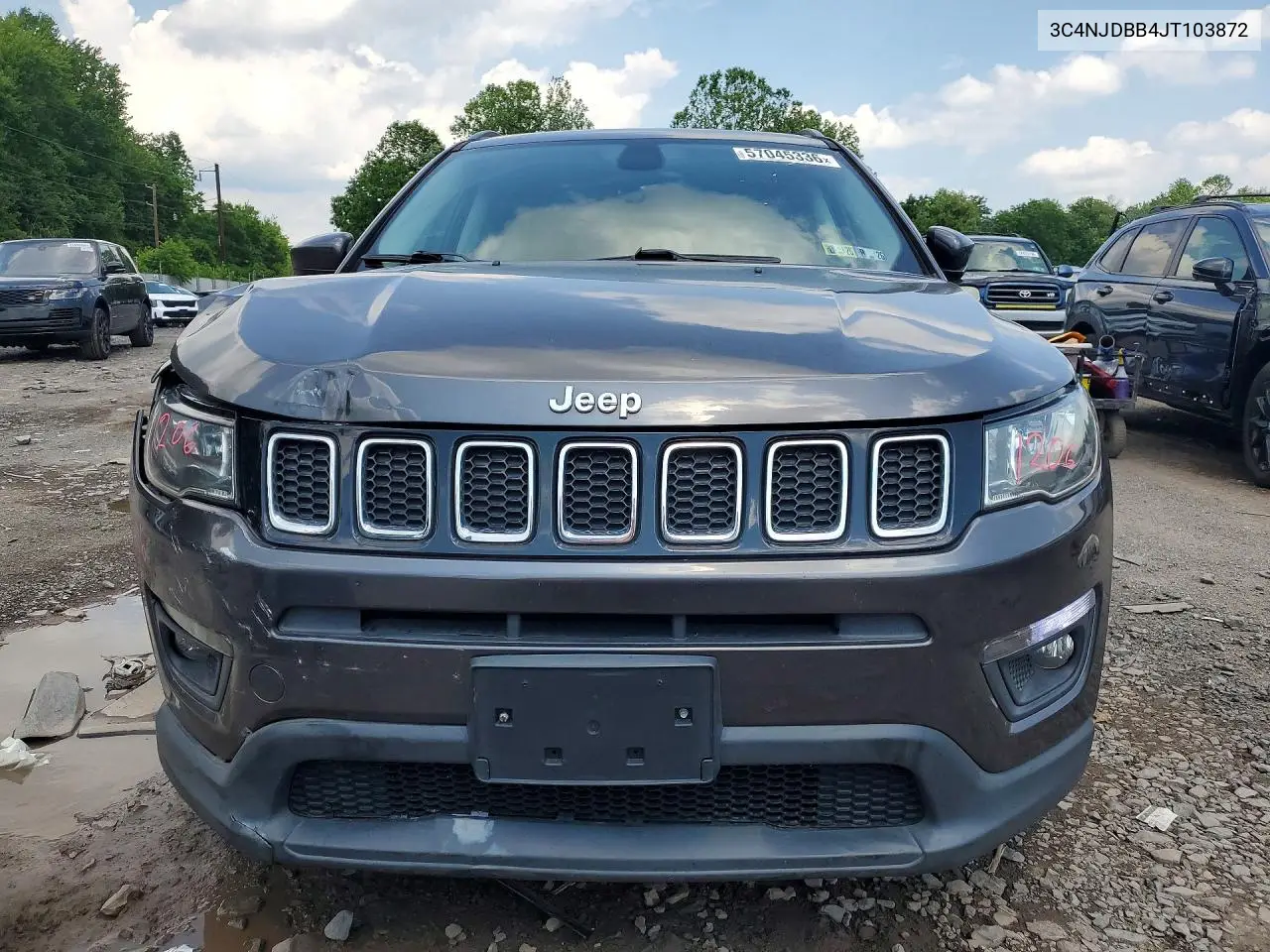 2018 Jeep Compass Latitude VIN: 3C4NJDBB4JT103872 Lot: 57045336