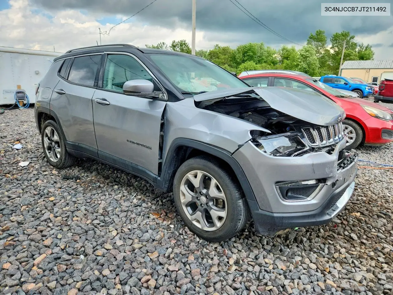 2018 Jeep Compass Limited VIN: 3C4NJCCB7JT211492 Lot: 58551136