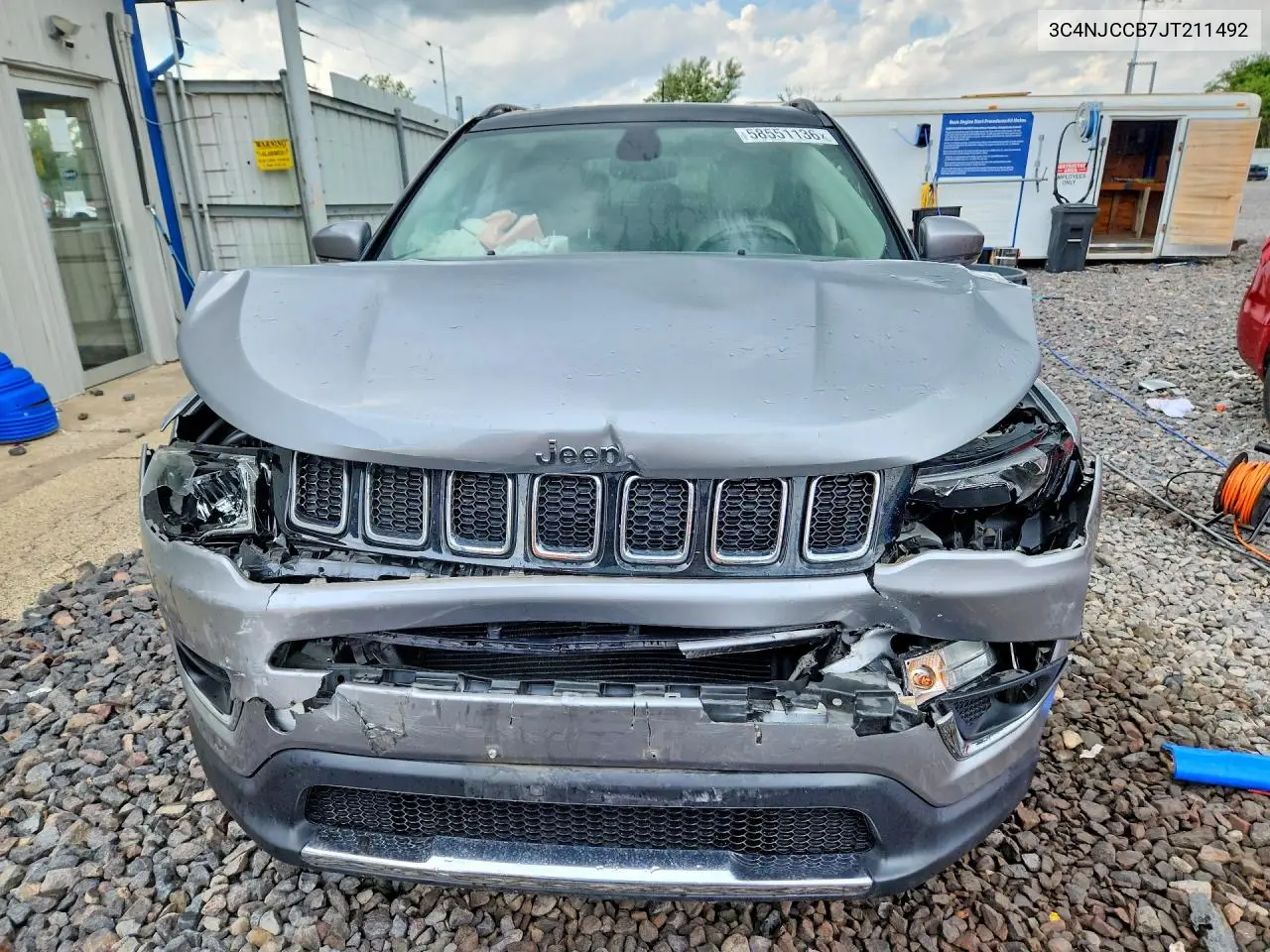 2018 Jeep Compass Limited VIN: 3C4NJCCB7JT211492 Lot: 58551136