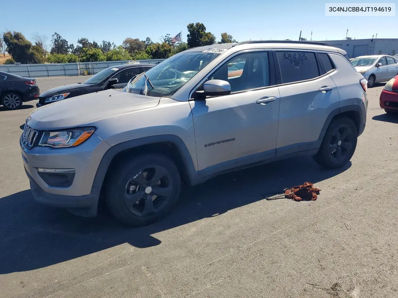2018 Jeep Compass Latitude VIN: 3C4NJCBB4JT194619 Lot: 58747256