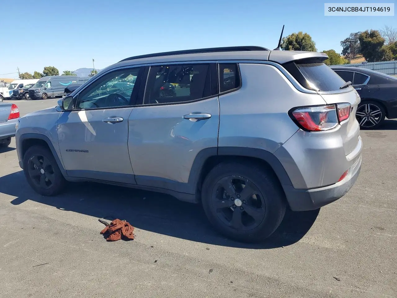 2018 Jeep Compass Latitude VIN: 3C4NJCBB4JT194619 Lot: 58747256