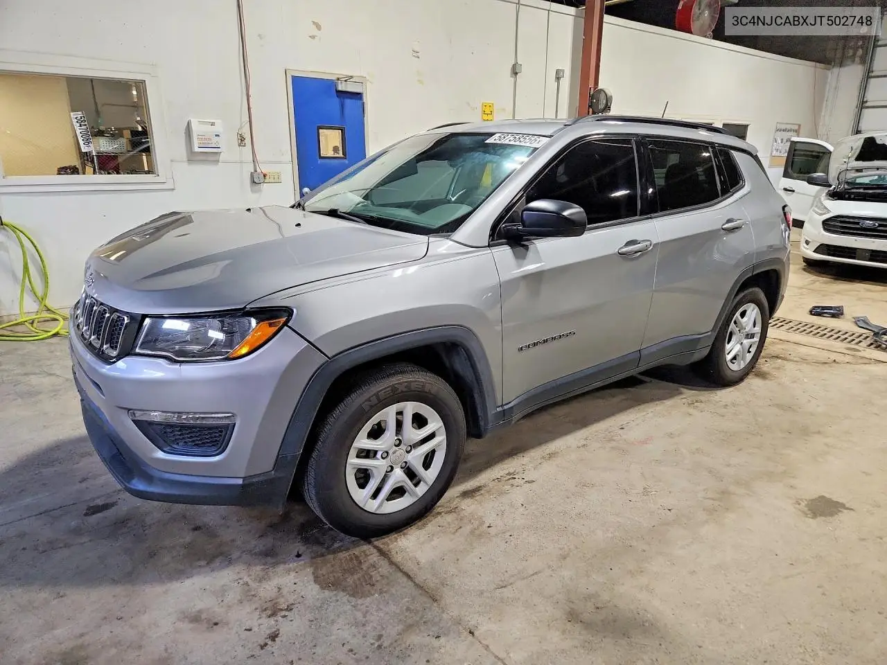 2018 Jeep Compass Sport VIN: 3C4NJCABXJT502748 Lot: 58758556