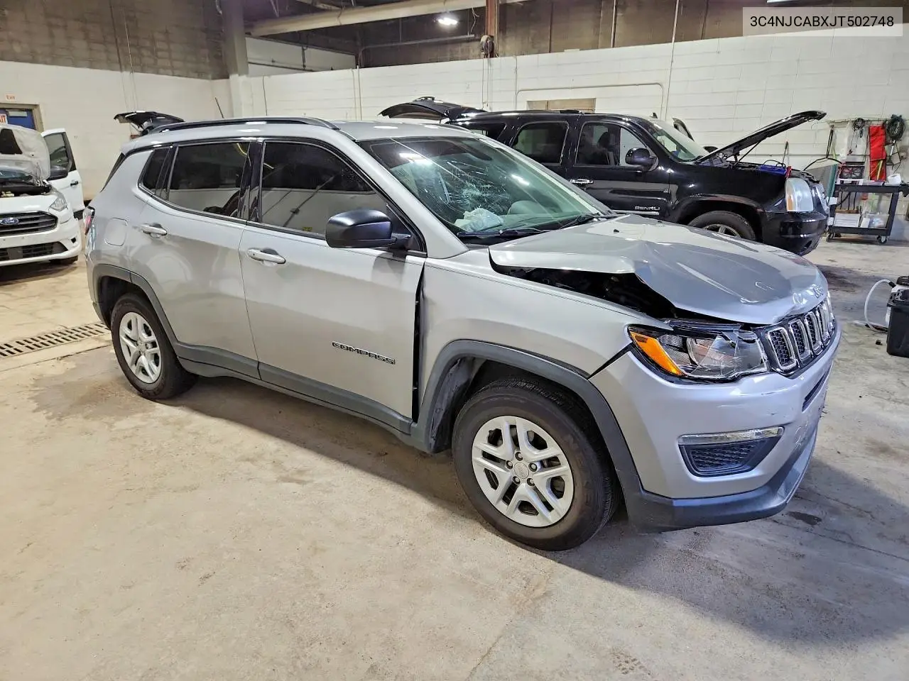 2018 Jeep Compass Sport VIN: 3C4NJCABXJT502748 Lot: 58758556