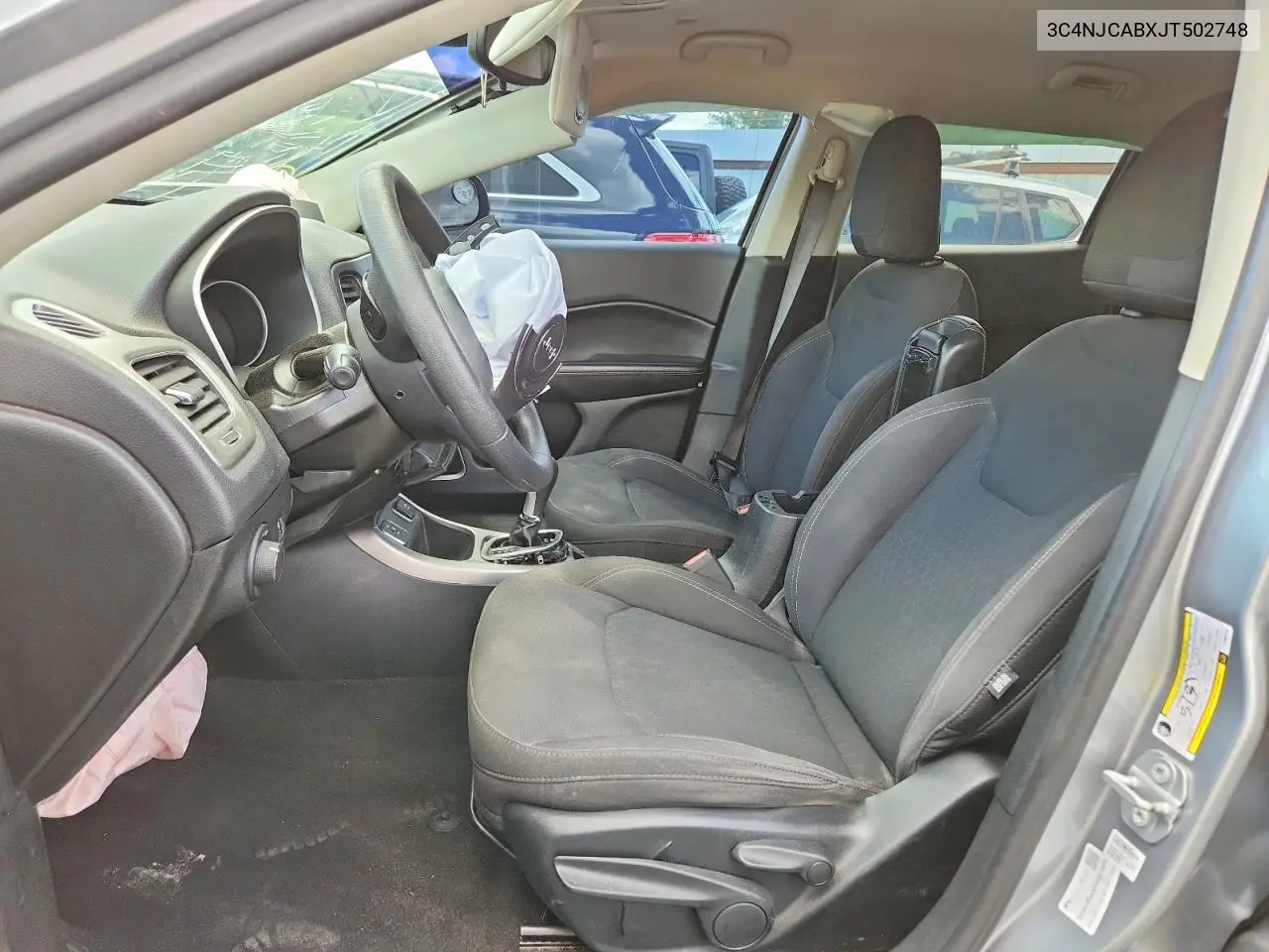 2018 Jeep Compass Sport VIN: 3C4NJCABXJT502748 Lot: 58758556