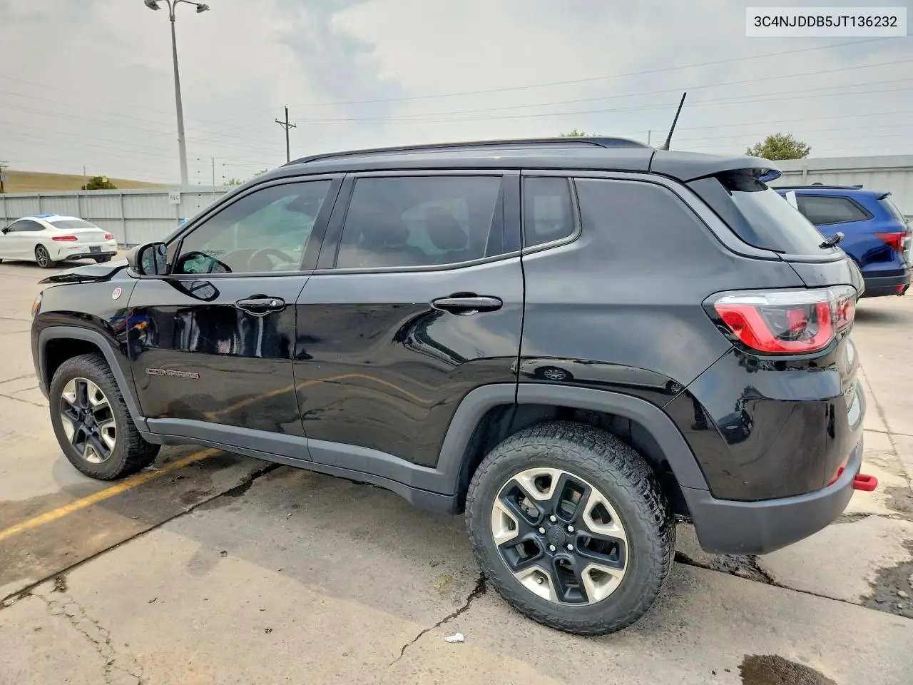 2018 Jeep Compass Trailhawk VIN: 3C4NJDDB5JT136232 Lot: 58762356