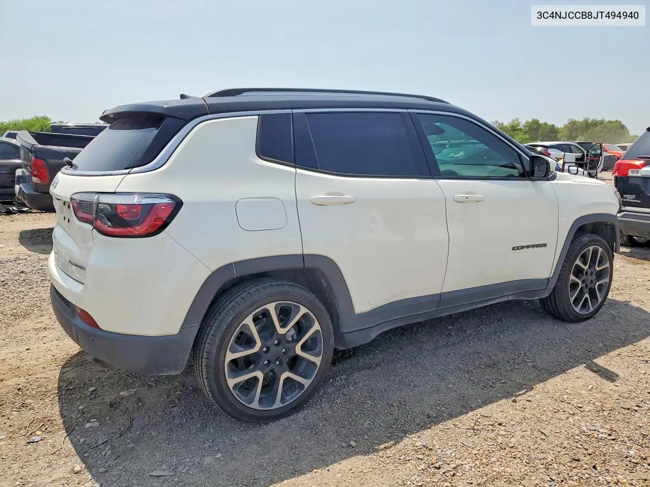 2018 Jeep Compass Limited VIN: 3C4NJCCB8JT494940 Lot: 58821416