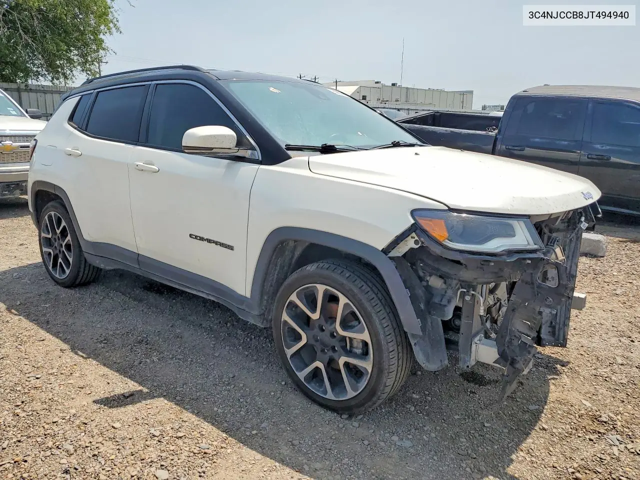 2018 Jeep Compass Limited VIN: 3C4NJCCB8JT494940 Lot: 58821416
