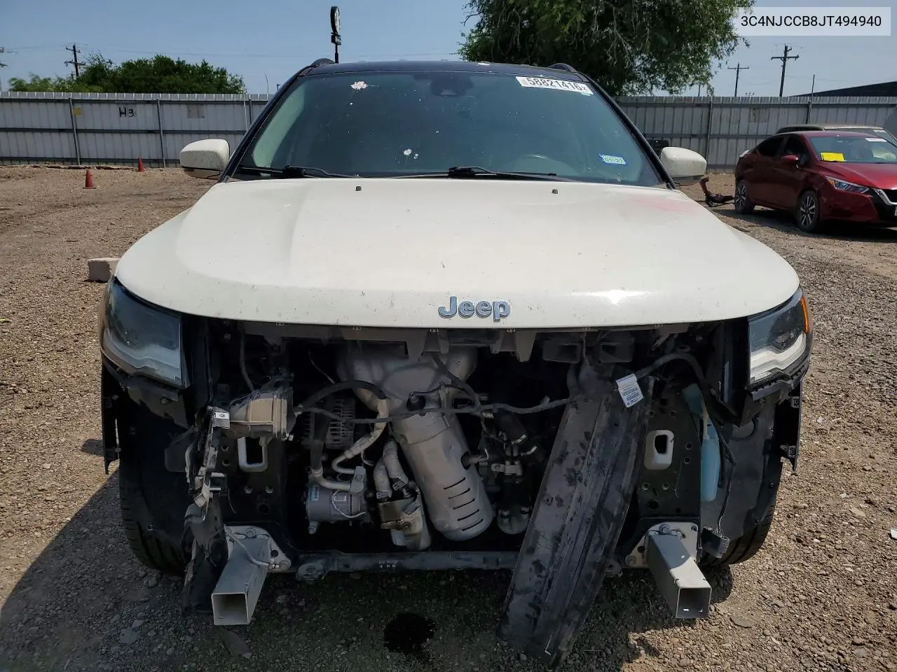 2018 Jeep Compass Limited VIN: 3C4NJCCB8JT494940 Lot: 58821416