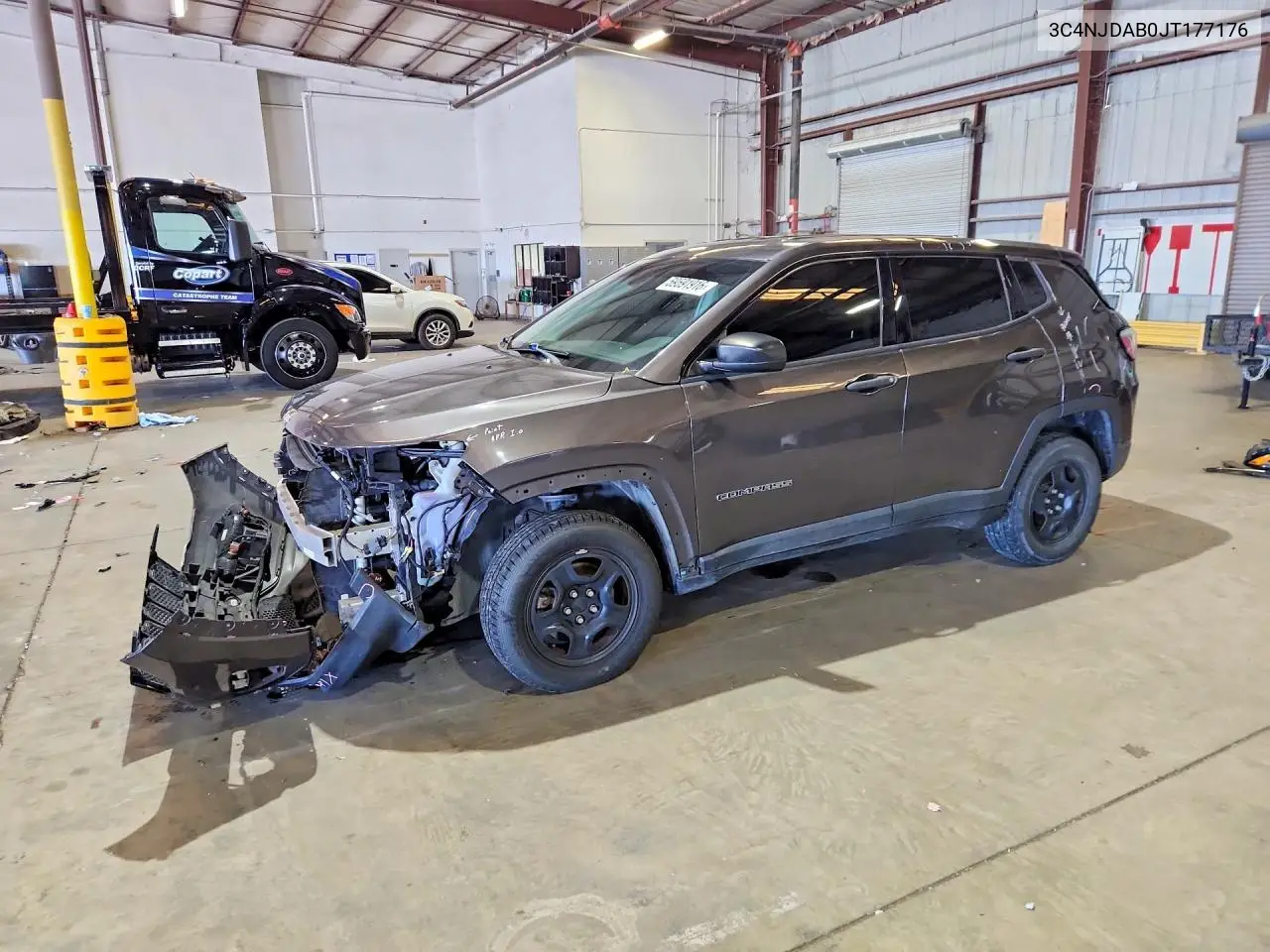 2018 Jeep Compass Sport VIN: 3C4NJDAB0JT177176 Lot: 59591916