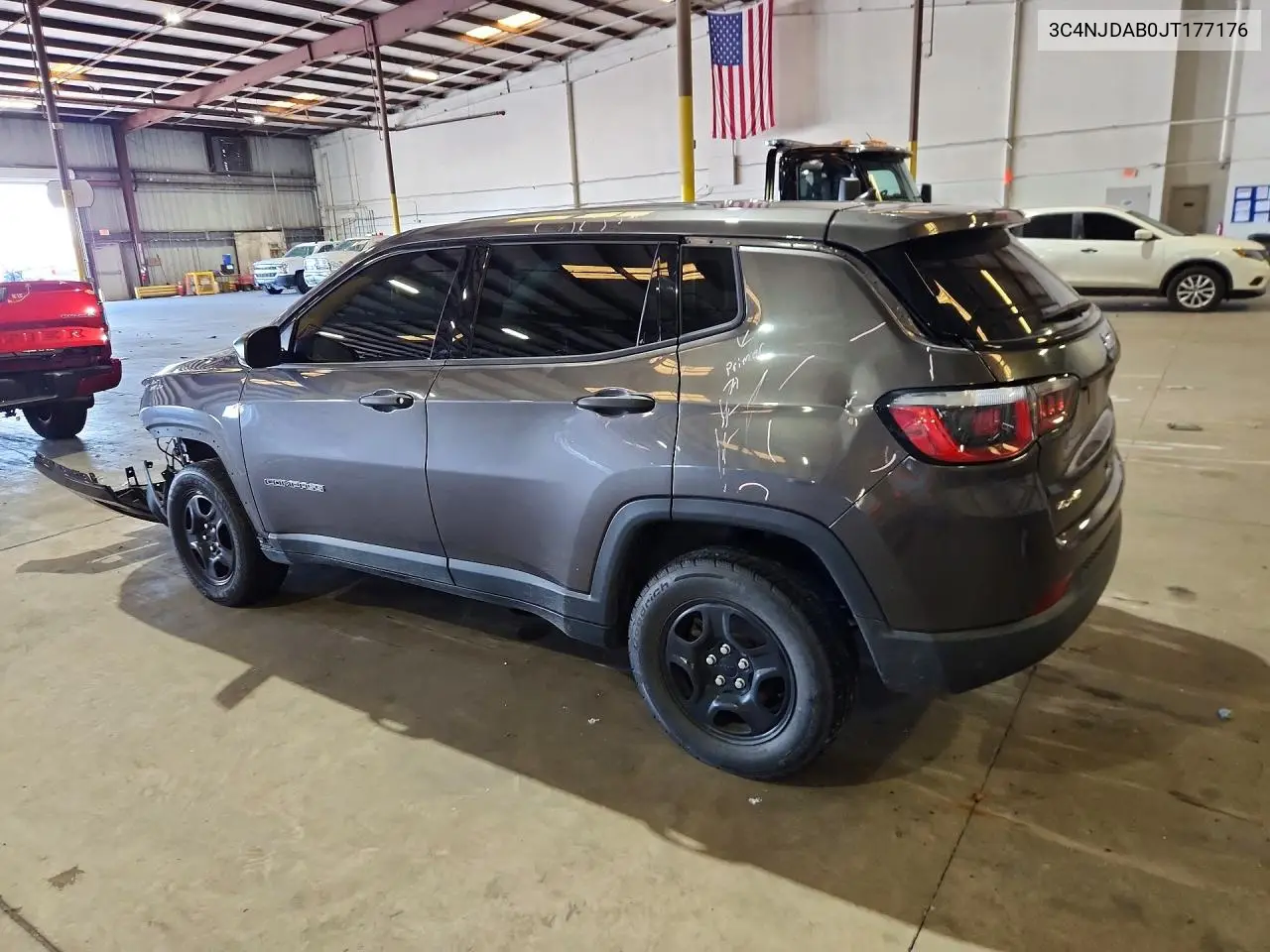 2018 Jeep Compass Sport VIN: 3C4NJDAB0JT177176 Lot: 59591916