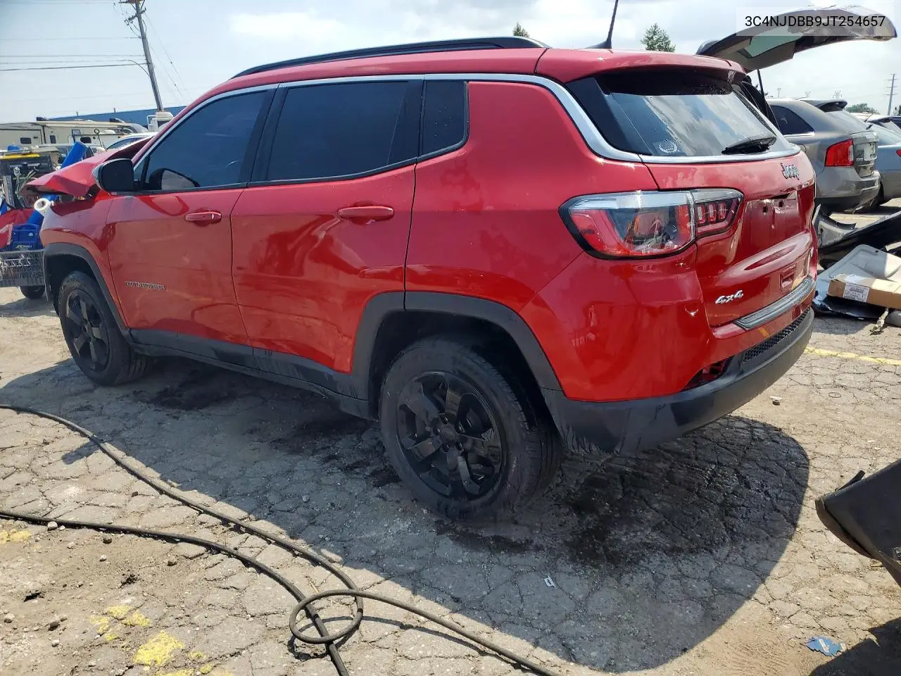 2018 Jeep Compass Latitude VIN: 3C4NJDBB9JT254657 Lot: 59649726