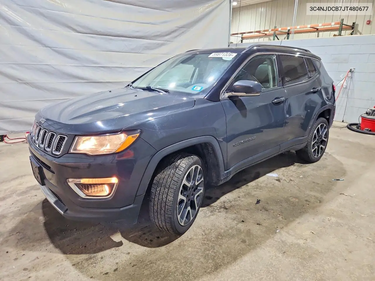 2018 Jeep Compass Limited VIN: 3C4NJDCB7JT480677 Lot: 59871326