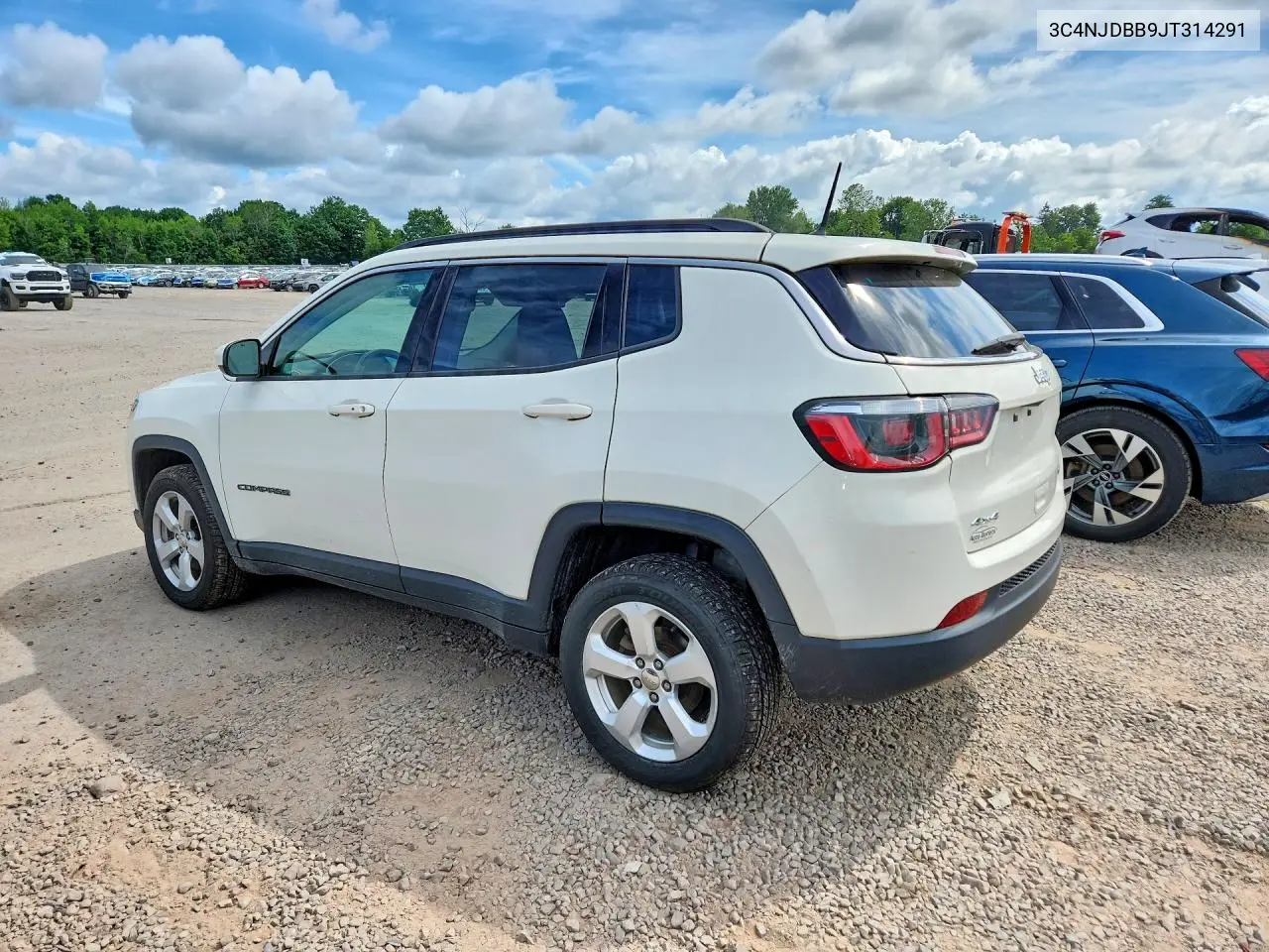 2018 Jeep Compass Latitude VIN: 3C4NJDBB9JT314291 Lot: 60211536