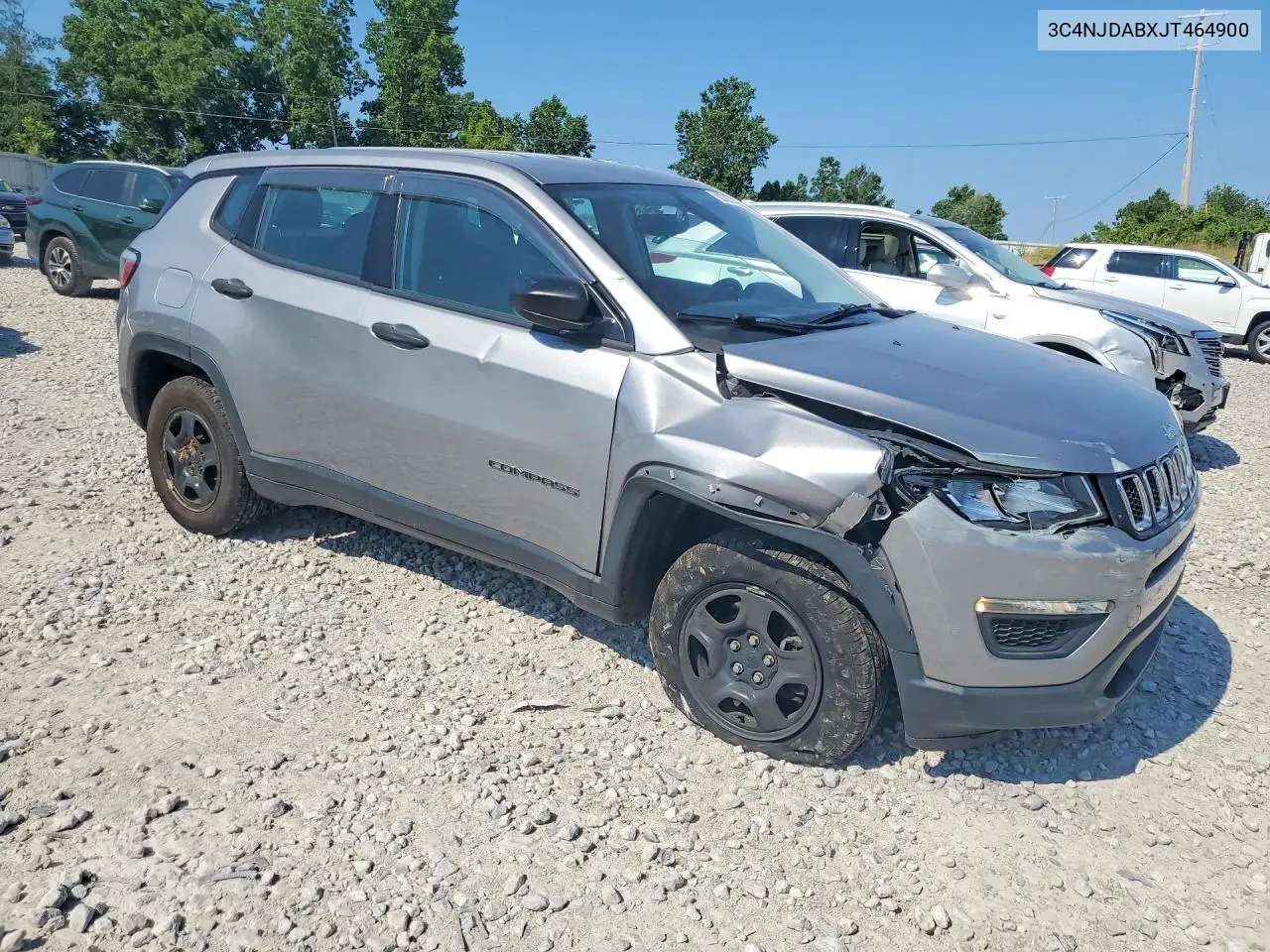 2018 Jeep Compass Sport VIN: 3C4NJDABXJT464900 Lot: 60335546