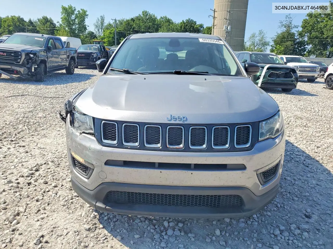 2018 Jeep Compass Sport VIN: 3C4NJDABXJT464900 Lot: 60335546